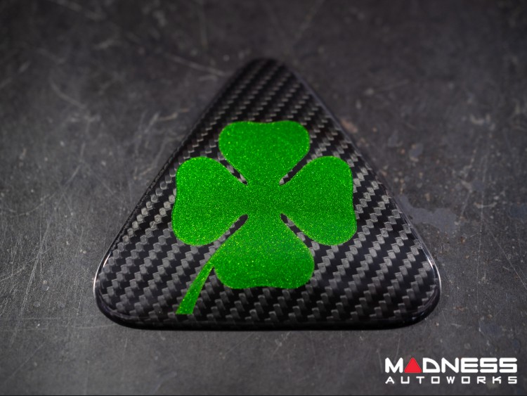 Distintivi Alfa Romeo Quadrifoglio Verde (QV) – Sinistro E Destro, Adesivi Per Parafango